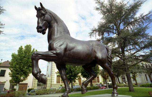 Sforza Horse Sculpture