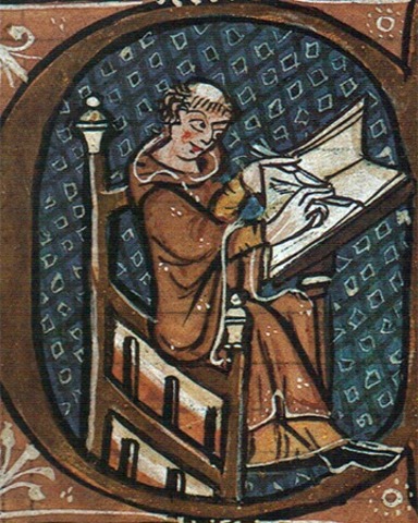 The historian Gerald of Wales lectured to the scholars.