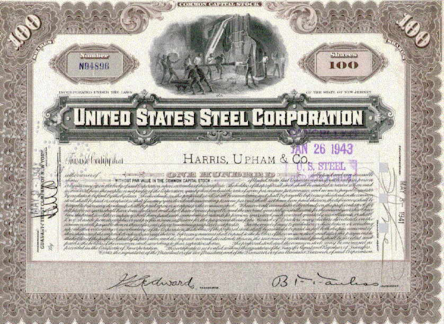 Andrew Carnegie sells U.S. Steel to JP Morgan.