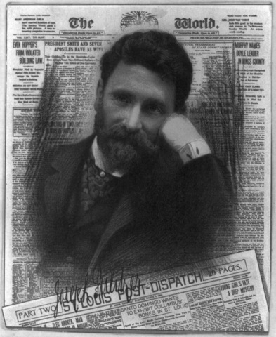 Joseph Pulitzer purchases the New York World from Jay Gould