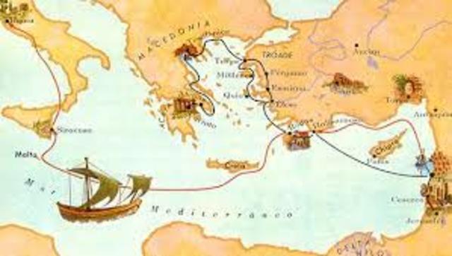 PRIMER VIAJE APOSTÓLICO DE SAN PABLO.