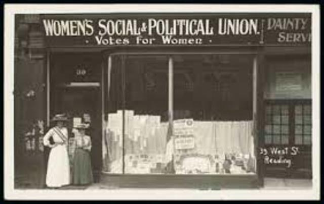 Woman’s Social and Political Union en Gran Bretaña