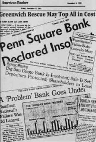 1982 Banks failed