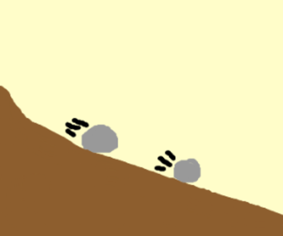 Heavier vs. Lighter objects