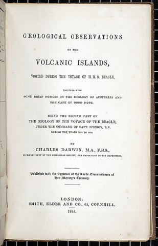 Published Geoglogical Observations in the Volcanic Islands visted during the Voyage of HMS Beagle