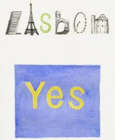 ratifying Lisbon treaty