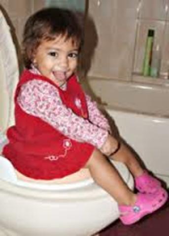 Carey is potty trained