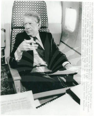 Carter travels over seas