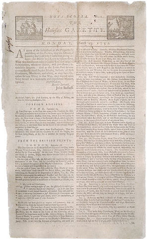 Canadian's first newspaper