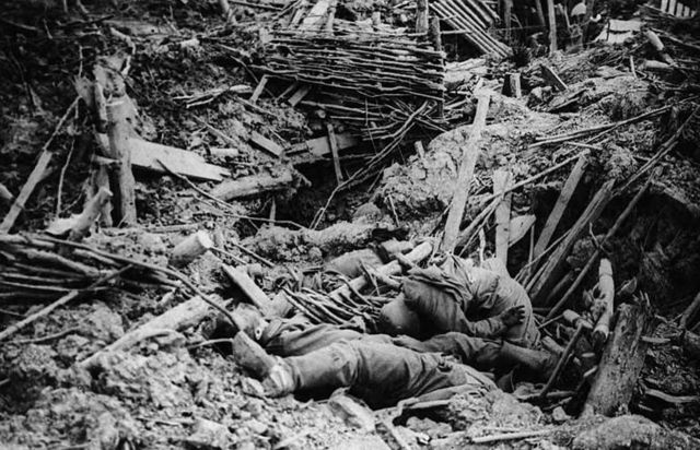 Explosion on the battle field