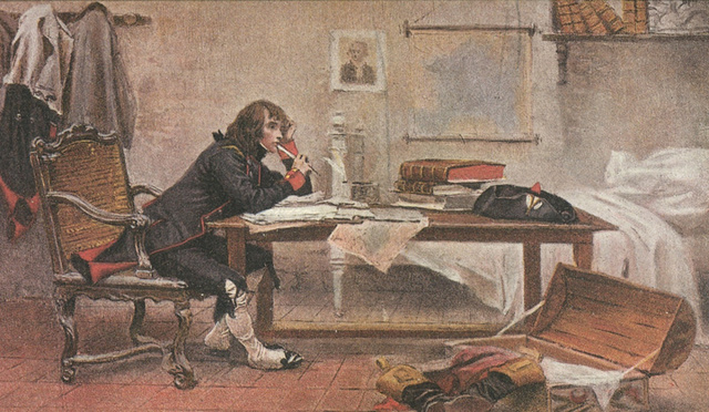 Napoleon Begins Studying