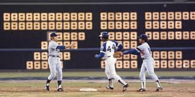 Hank Aaron 715th homerun