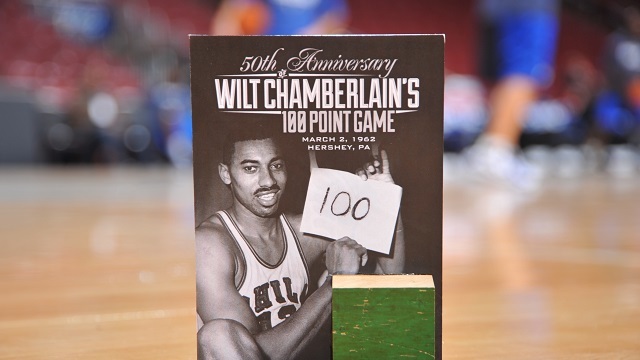 Wilt Camberlain 100 point game