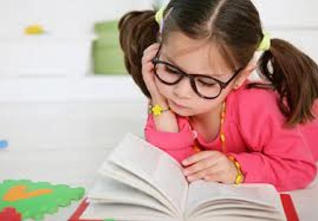 Carey learns to read