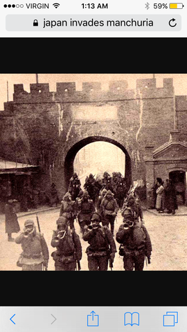 Japan invades Manchuria