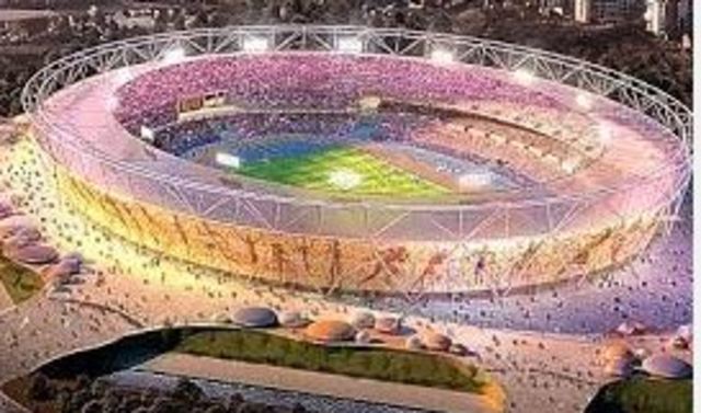 Concert at Olimpish Stadium