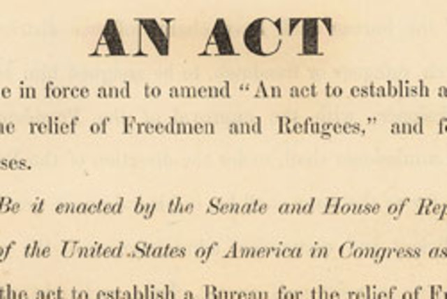 Freedmen's Bureau Acts