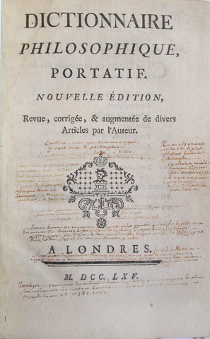 Published Dictionnaire Philosophique