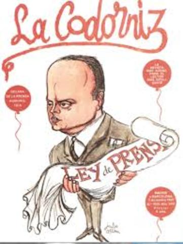 Lley de prensa y Lley orgánica del estat