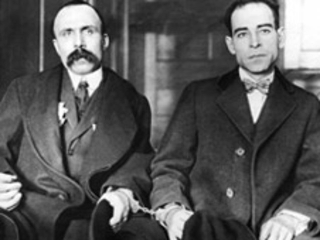 Sacco and Vanzetti Aressted