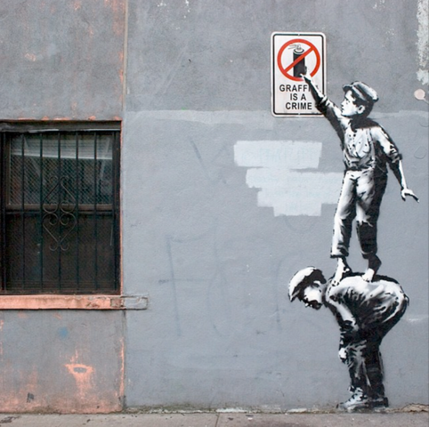 Primera foto de Banksy