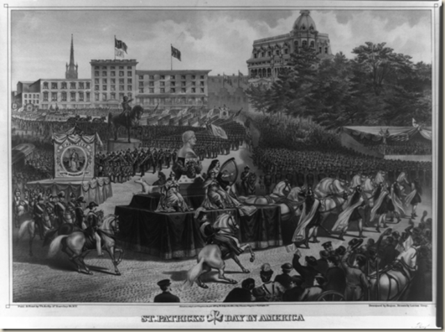 1st St. Patrick Day parade in NYC