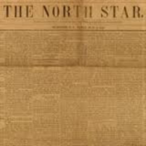 Frederick Douglass published the "North Star"