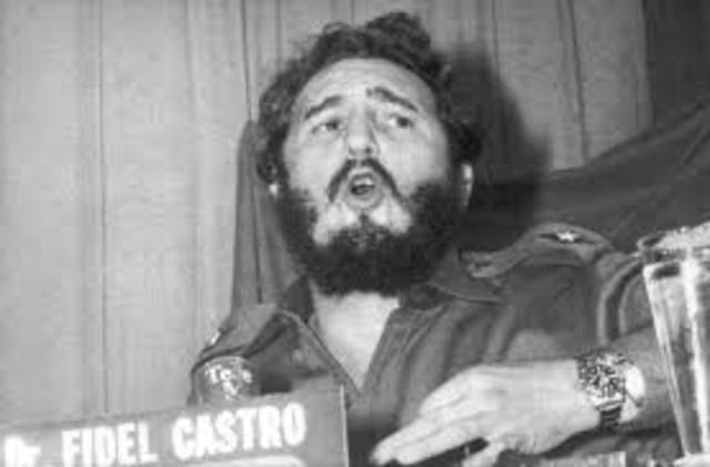 Cuba taken over by Fidel Castro