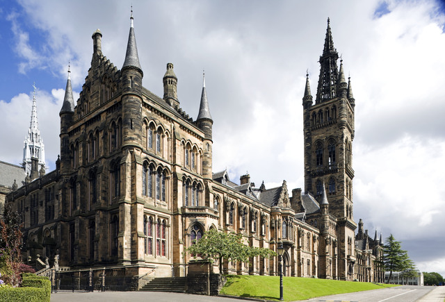 the University of Glasgow has changed its location