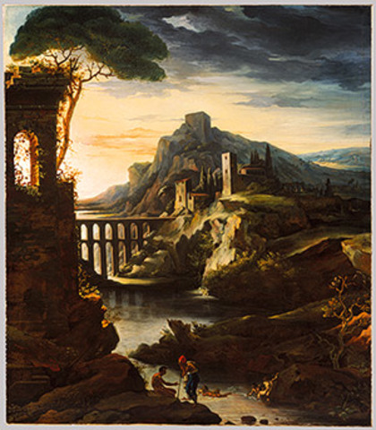 Romanticism and Realism - 'Evening: Landscape with an Aqueduct'