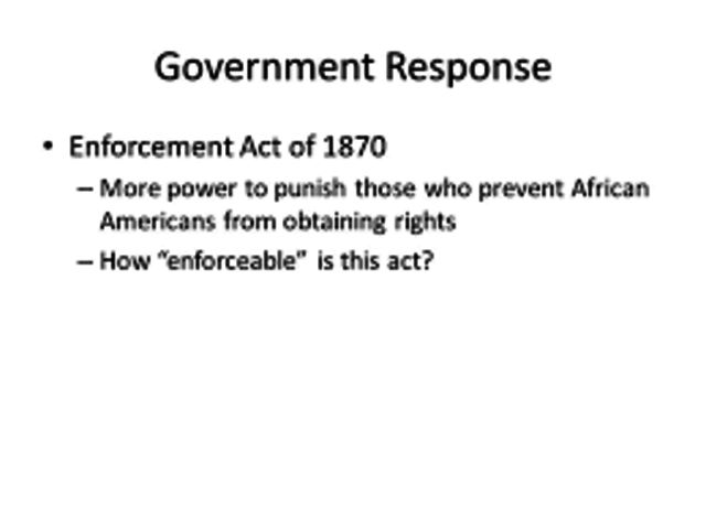 Enforcement Act of 1870