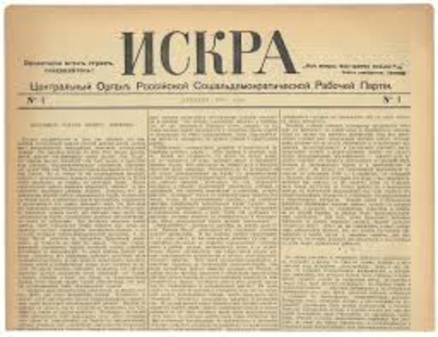 Lenin creates Iskra