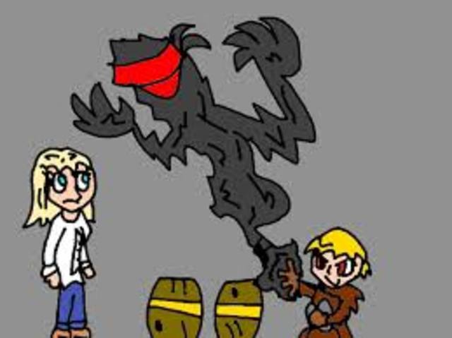 Nick and Lief get caught by the haunter.