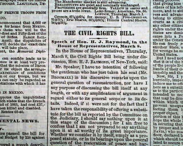 Civil rights Act 1866