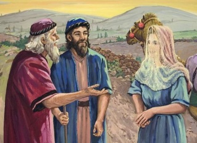 Isaac marries Rebekah