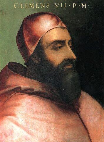 Pope Clement VII died, Pope Paul III succeeds