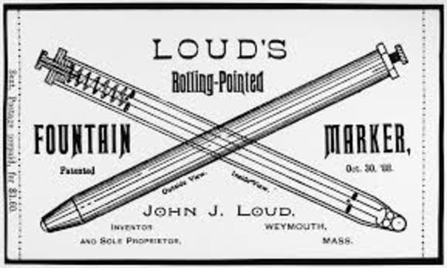 First Ballpoint Pen was Created