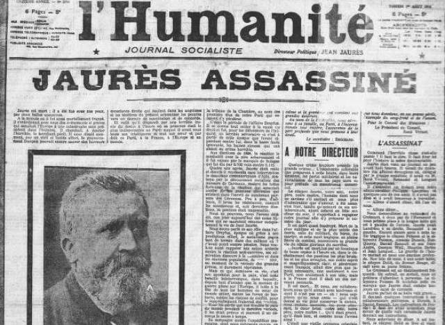 Assassinat de Jeans Jaurès
