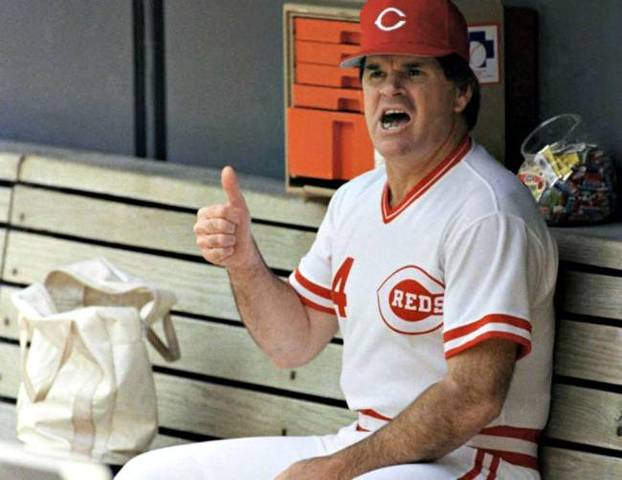 Pete Rose makes his Final Apperance as player
