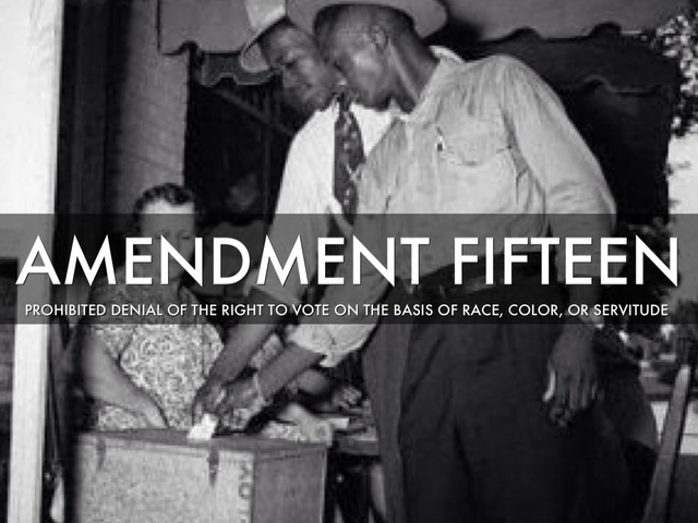 The 15th Amendment