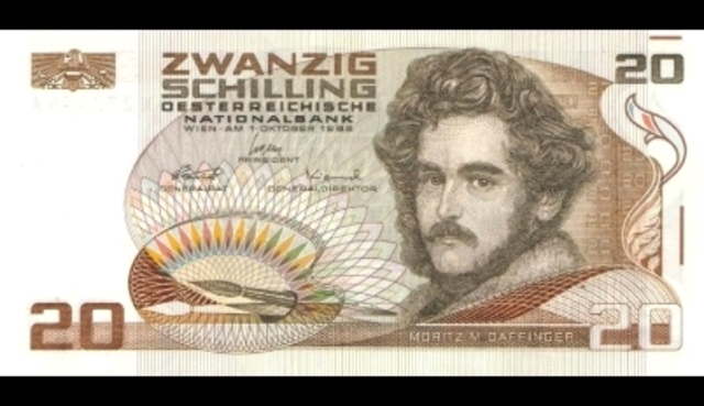 Austria uses first paper currency