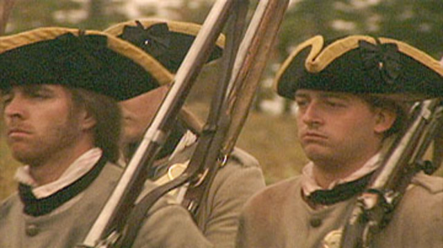 First invasion by British at lac Champlain