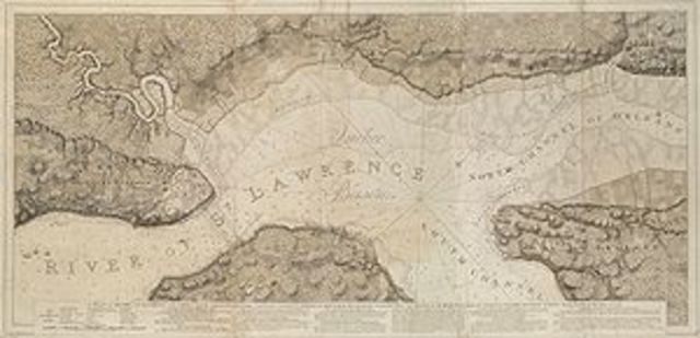 British Attack the Beaupre shore