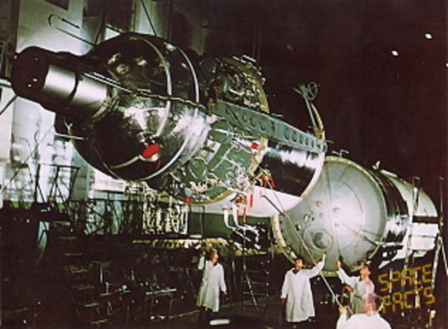 Soviet Union Launches Voskhod 1