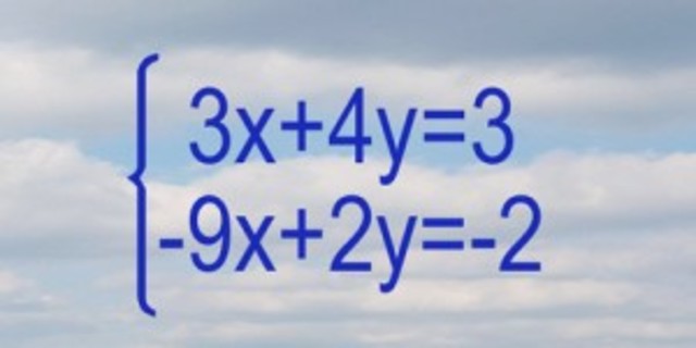 Sistemas de ecuaciones