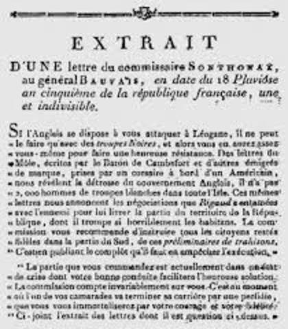 Sonthonax' Emcipation