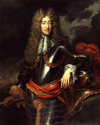 King James II takes throne