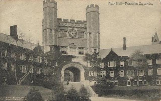 Accepted at Princeton