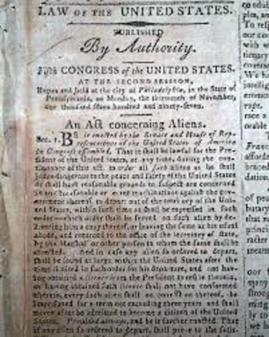 The Alien And Sedition Act