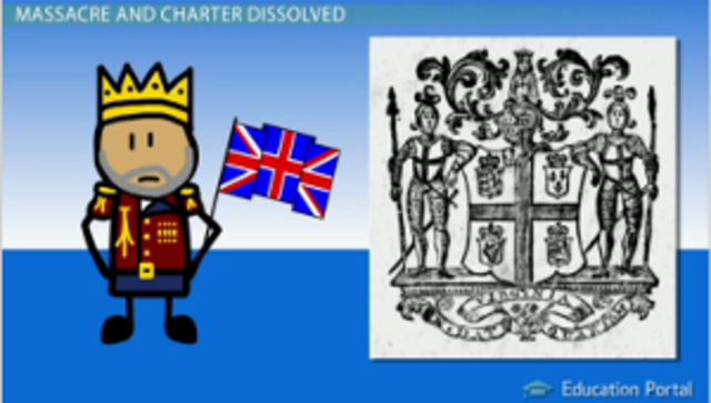 Virginia became a royal colony